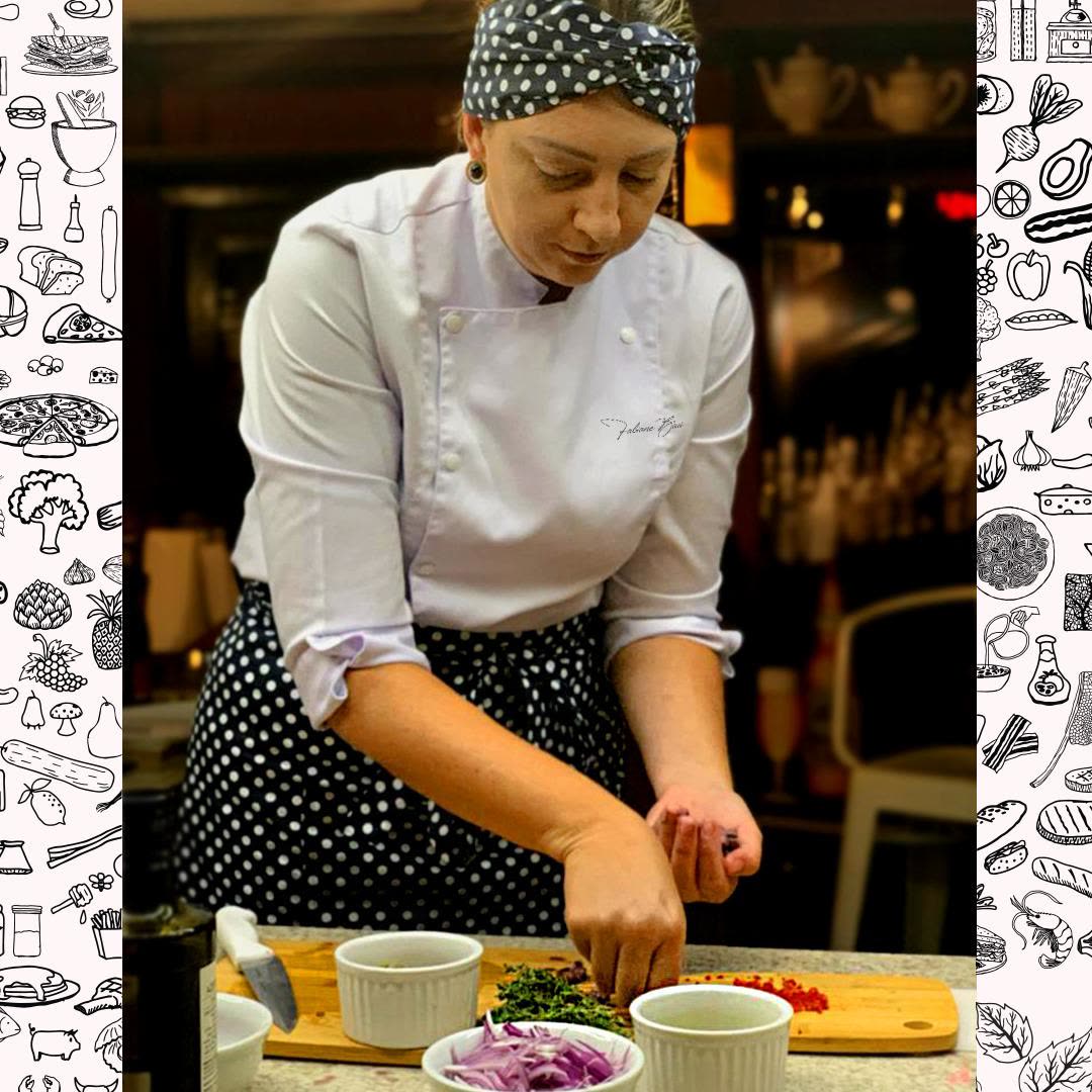 Gastronomia assinada pela Chef Fabiane